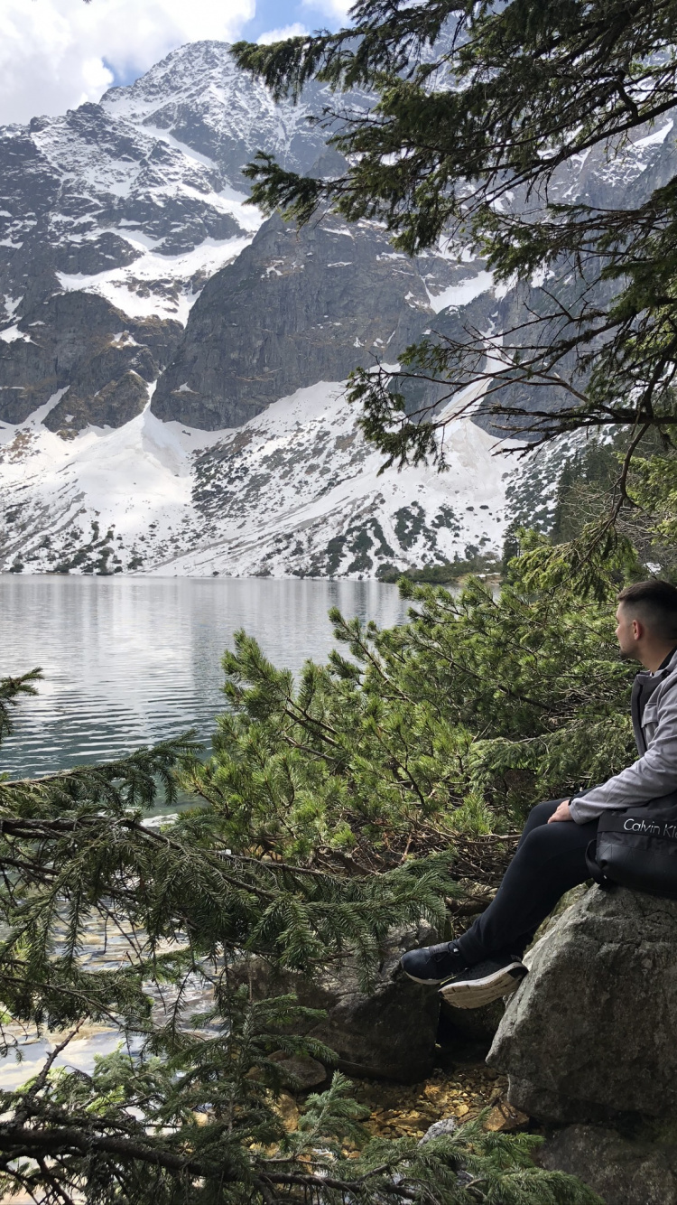 Ojo de Mar, Las Formaciones Montañosas, Highland, Montaña, Desierto. Wallpaper in 750x1334 Resolution