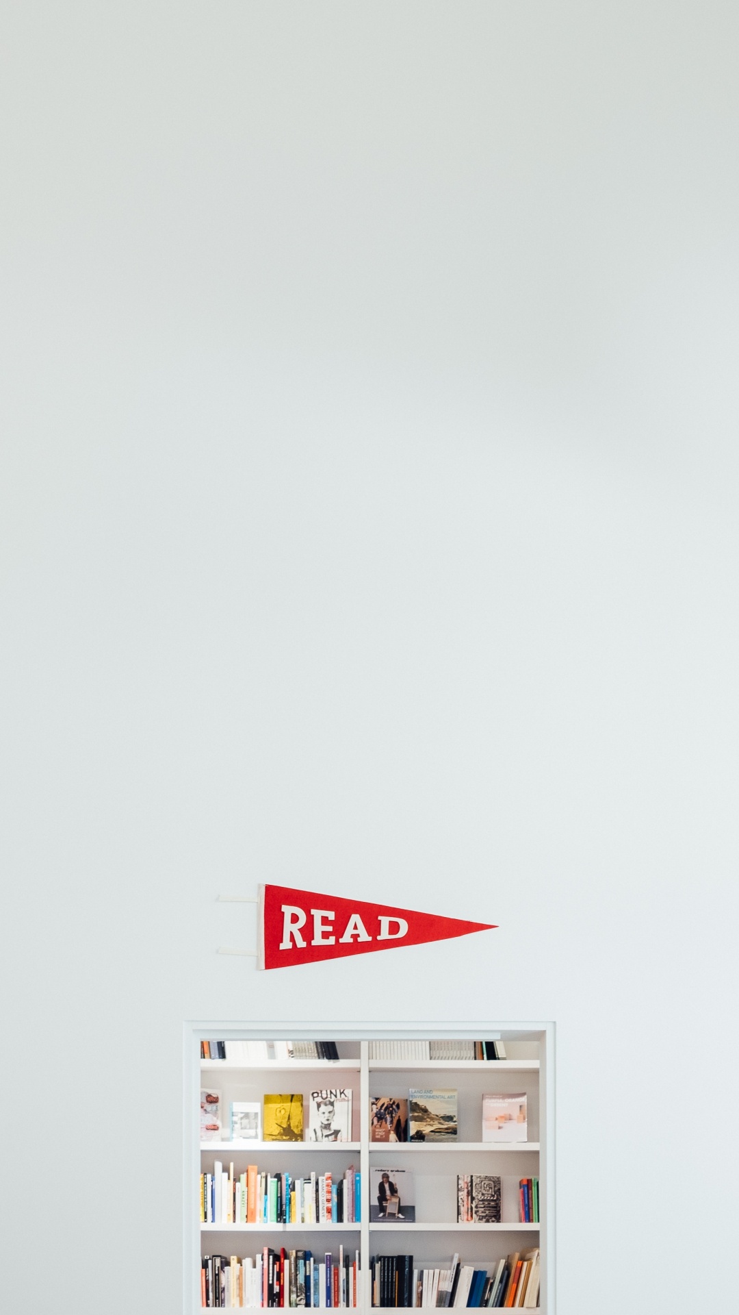 White and Red Wall Decor. Wallpaper in 1080x1920 Resolution