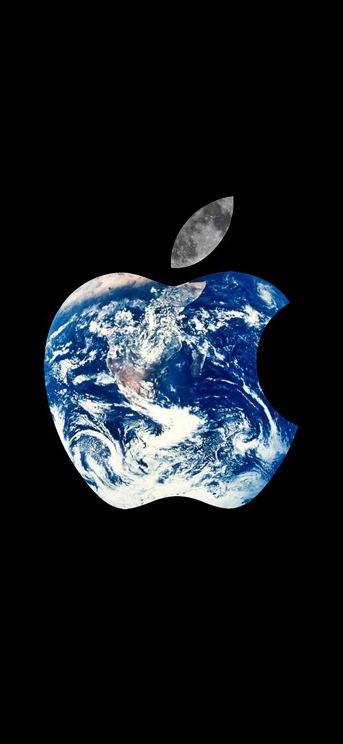 Blue and Black Heart Illustration. Wallpaper in 1125x2436 Resolution