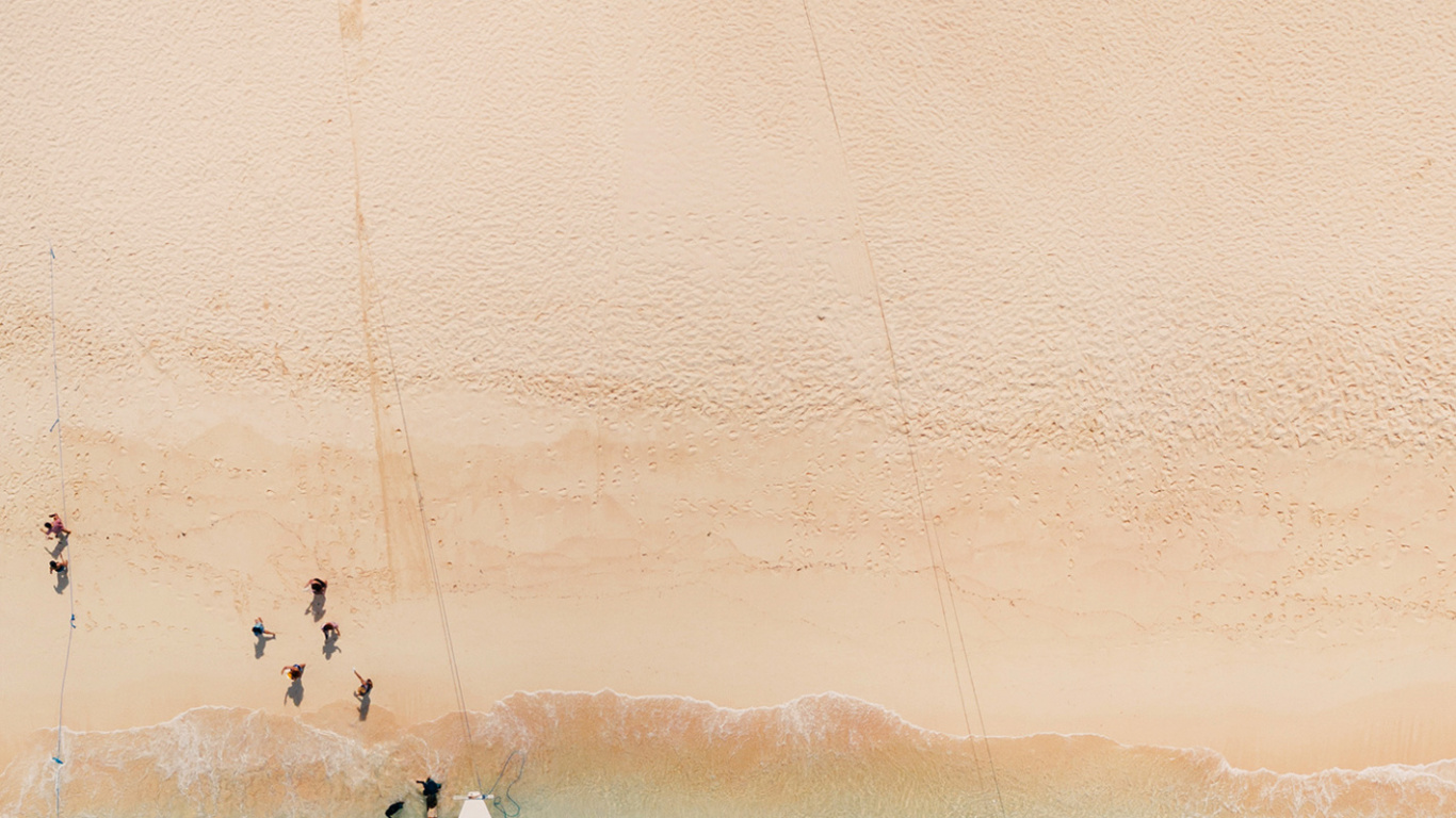 大海, 绿色的, Azure, 性质, 矩形 壁纸 1366x768 允许