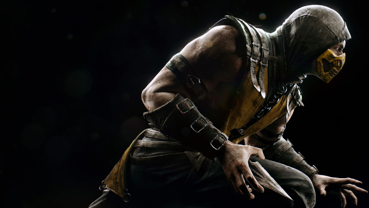 Skorpion, Mortal Kombat x, Kampfspiel, Sub Zero, Todesfall. Wallpaper in 1280x720 Resolution