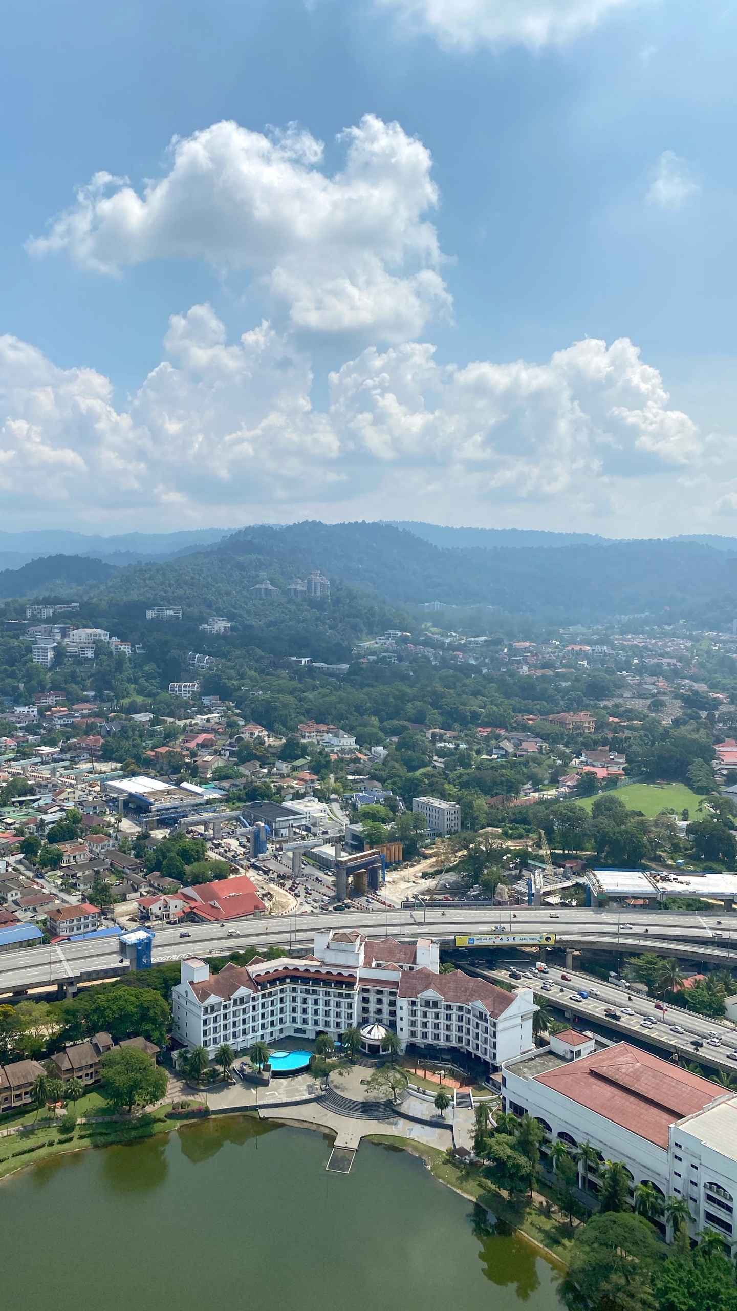 Los Recursos de Agua, Zona Residencial, Área Urbana, a Vista de Pájaro, el Diseño Urbano. Wallpaper in 1440x2560 Resolution