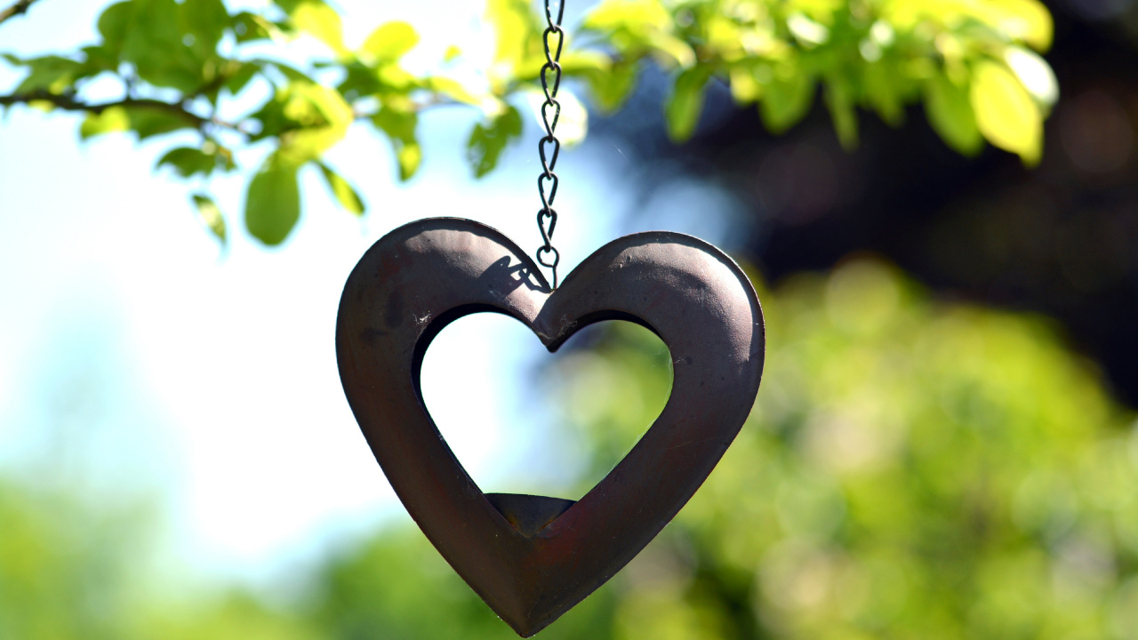 Cœur, Symbole, Amour, Pendentif, Médaillon. Wallpaper in 1280x720 Resolution