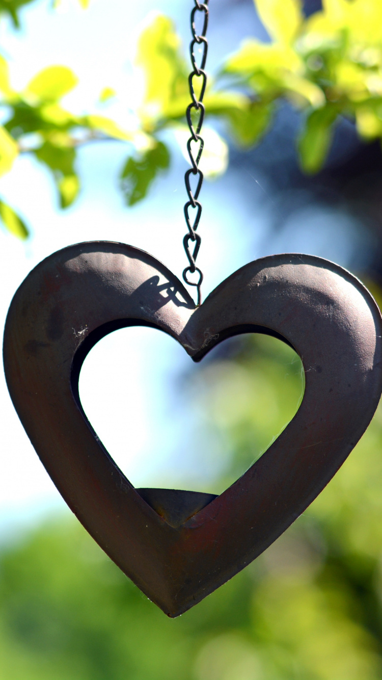 Cœur, Symbole, Amour, Pendentif, Médaillon. Wallpaper in 750x1334 Resolution