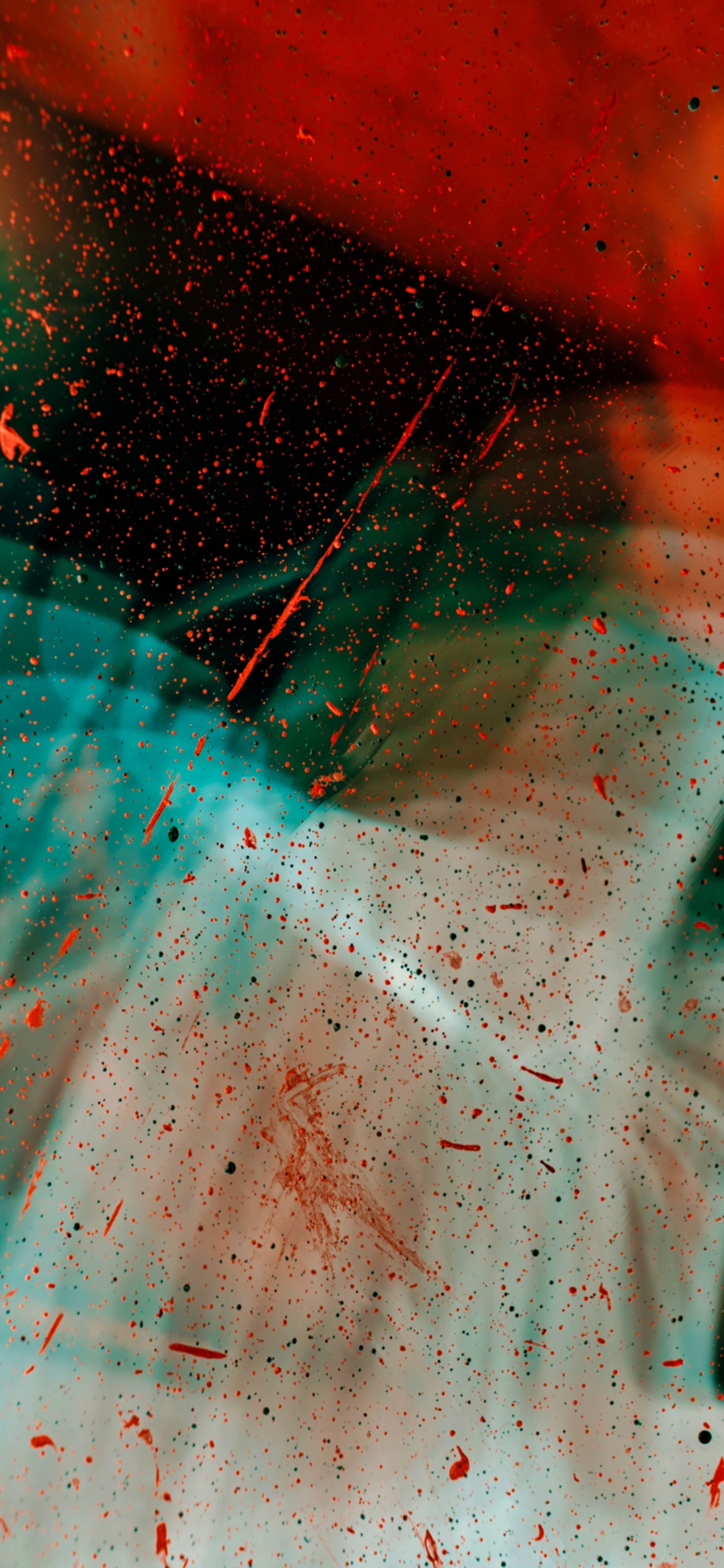 Texture, Green, Azure, Fluid, Liquid. Wallpaper in 1125x2436 Resolution