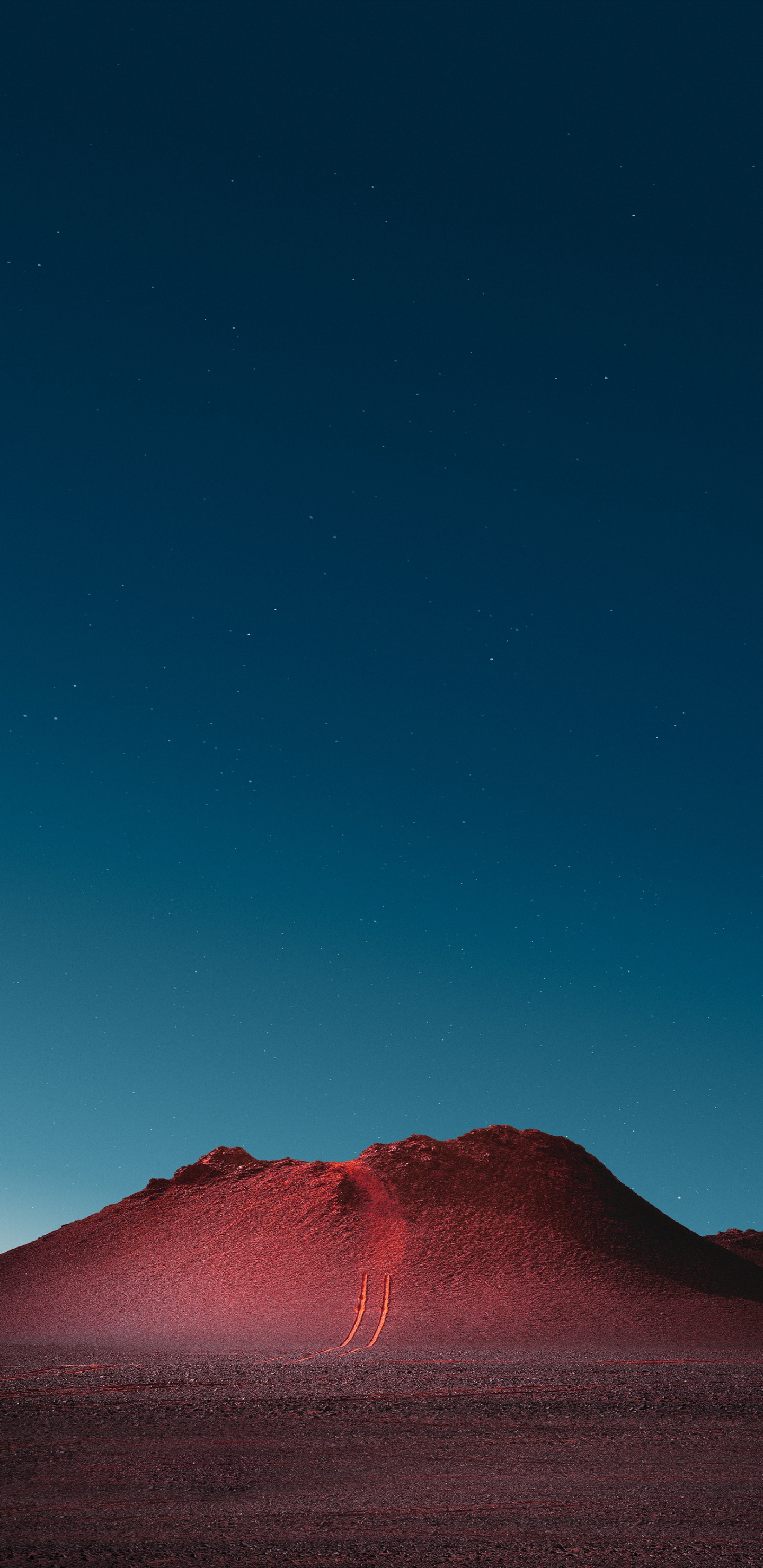 Atmosphäre, Natur, Piste, Naturlandschaft, Stern. Wallpaper in 1440x2960 Resolution