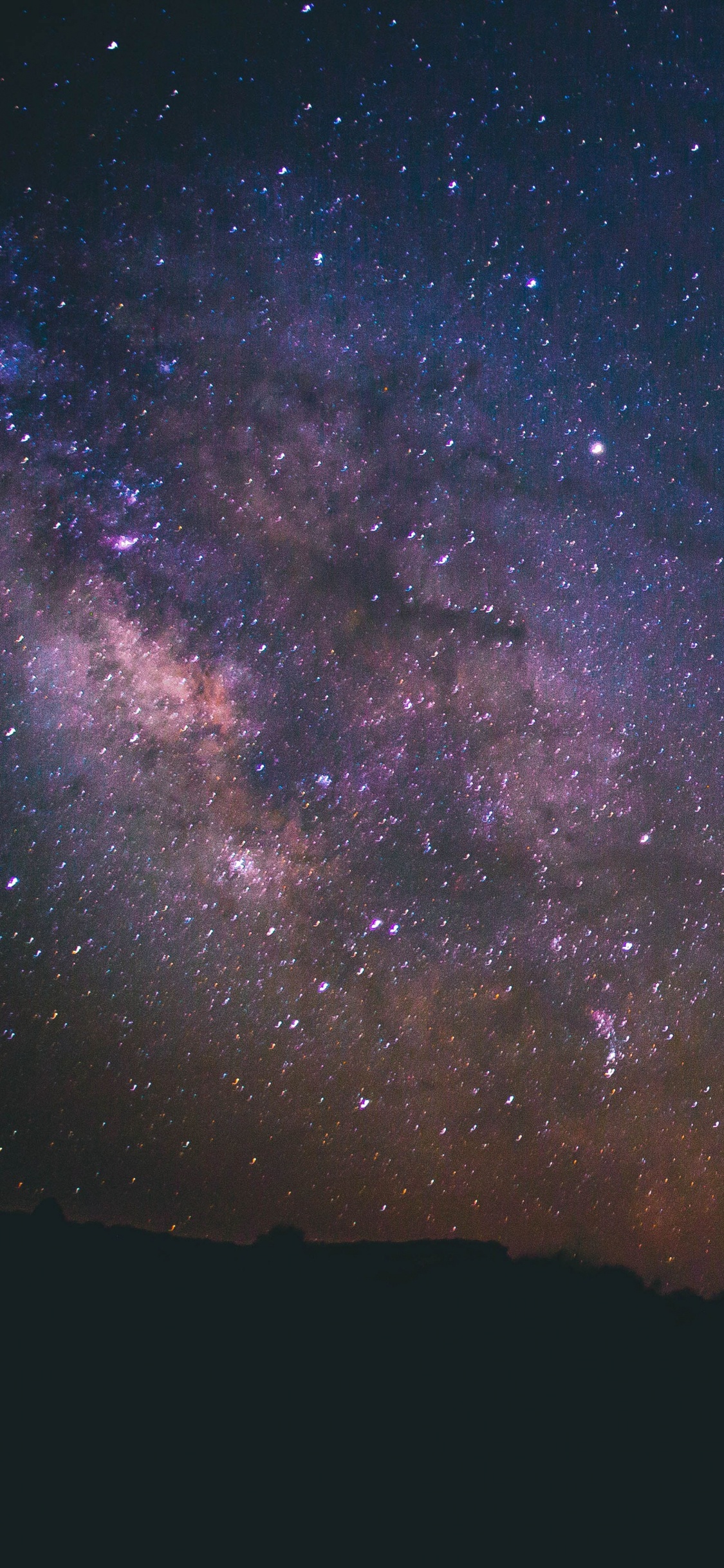 气氛, 紫色的, 天文学对象, 明星, 科学 壁纸 1125x2436 允许