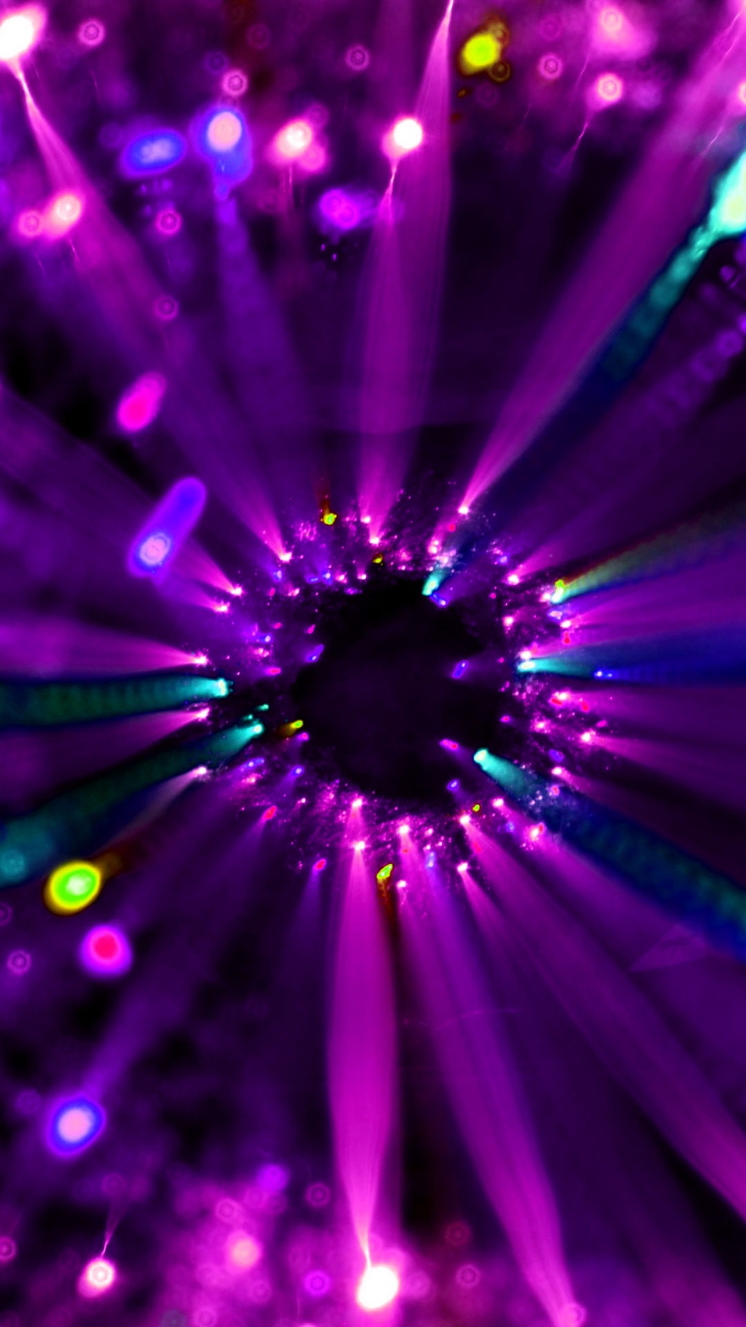 Purple and Blue Light Illustration. Wallpaper in 1080x1920 Resolution