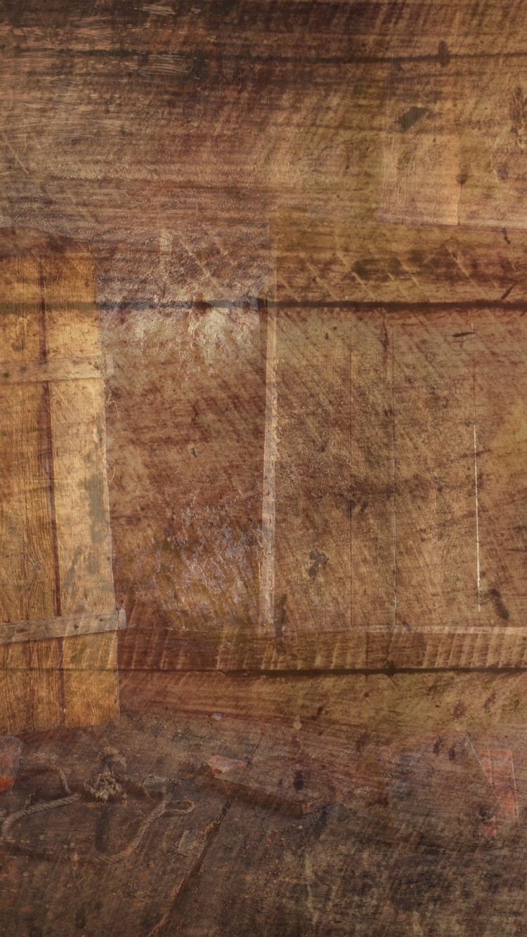 Surface en Bois Marron et Noir. Wallpaper in 750x1334 Resolution