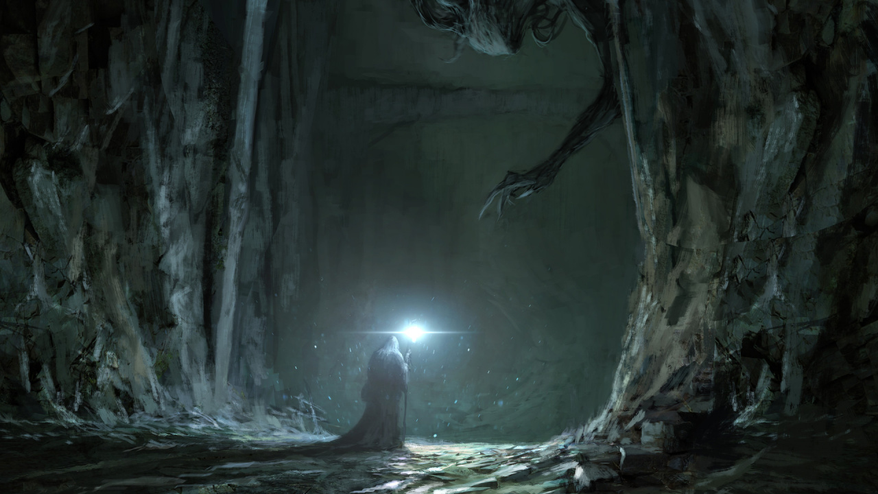 Abstrakte Schwarz-Weiß-Malerei. Wallpaper in 1280x720 Resolution