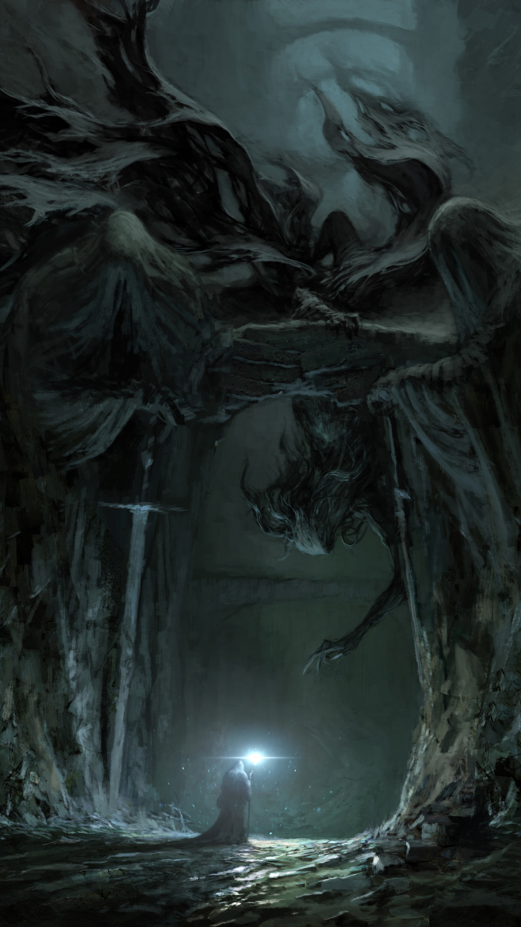 Peinture Abstraite en Noir et Blanc. Wallpaper in 750x1334 Resolution