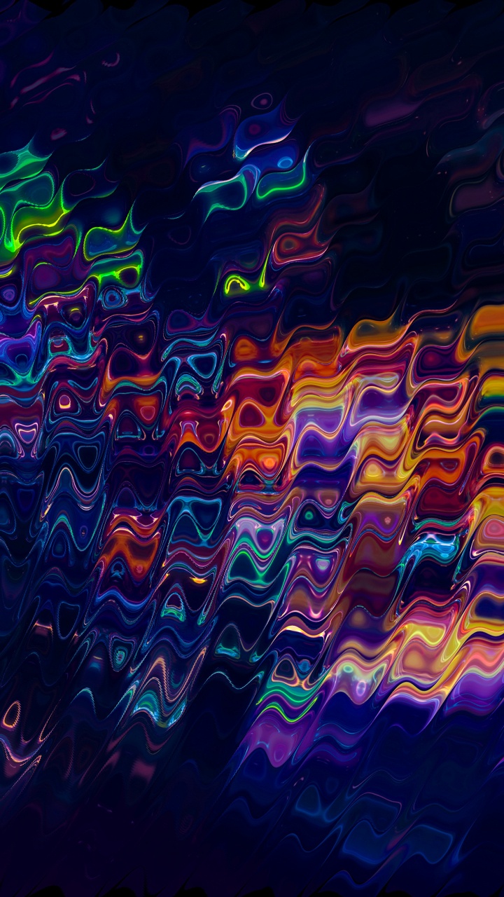 Fond D'écran Numérique Lumière Bleue et Verte. Wallpaper in 720x1280 Resolution