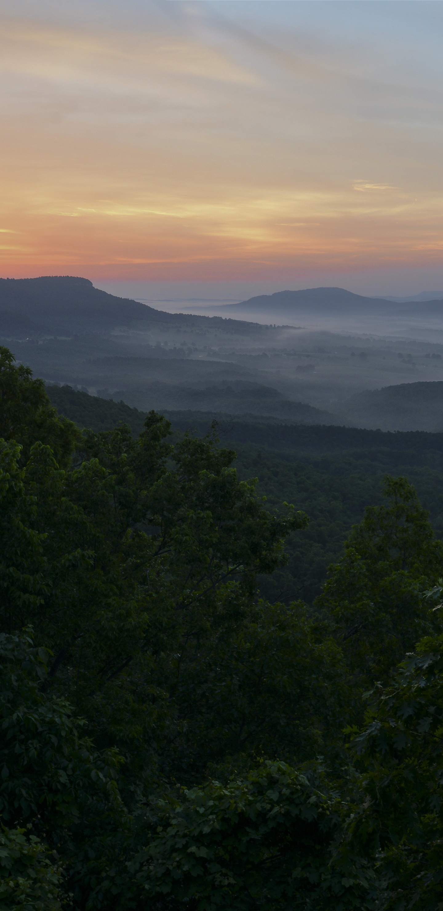 Mountain, Road Trip, Arkansas Views, Vegetation, Jasper. Wallpaper in 1440x2960 Resolution
