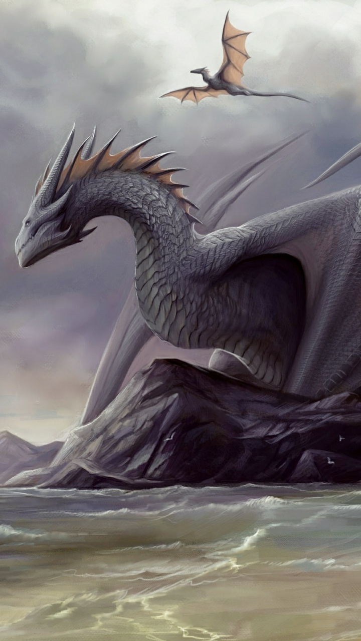 龙, 数码艺术, 幻想, 艺术, 奇妙的技术 壁纸 720x1280 允许