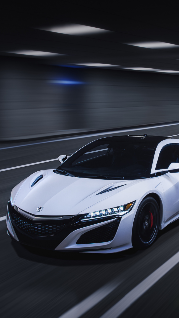 2019 Ac歌NSX, 讴歌, 本田, 超级跑车, 车灯 壁纸 750x1334 允许