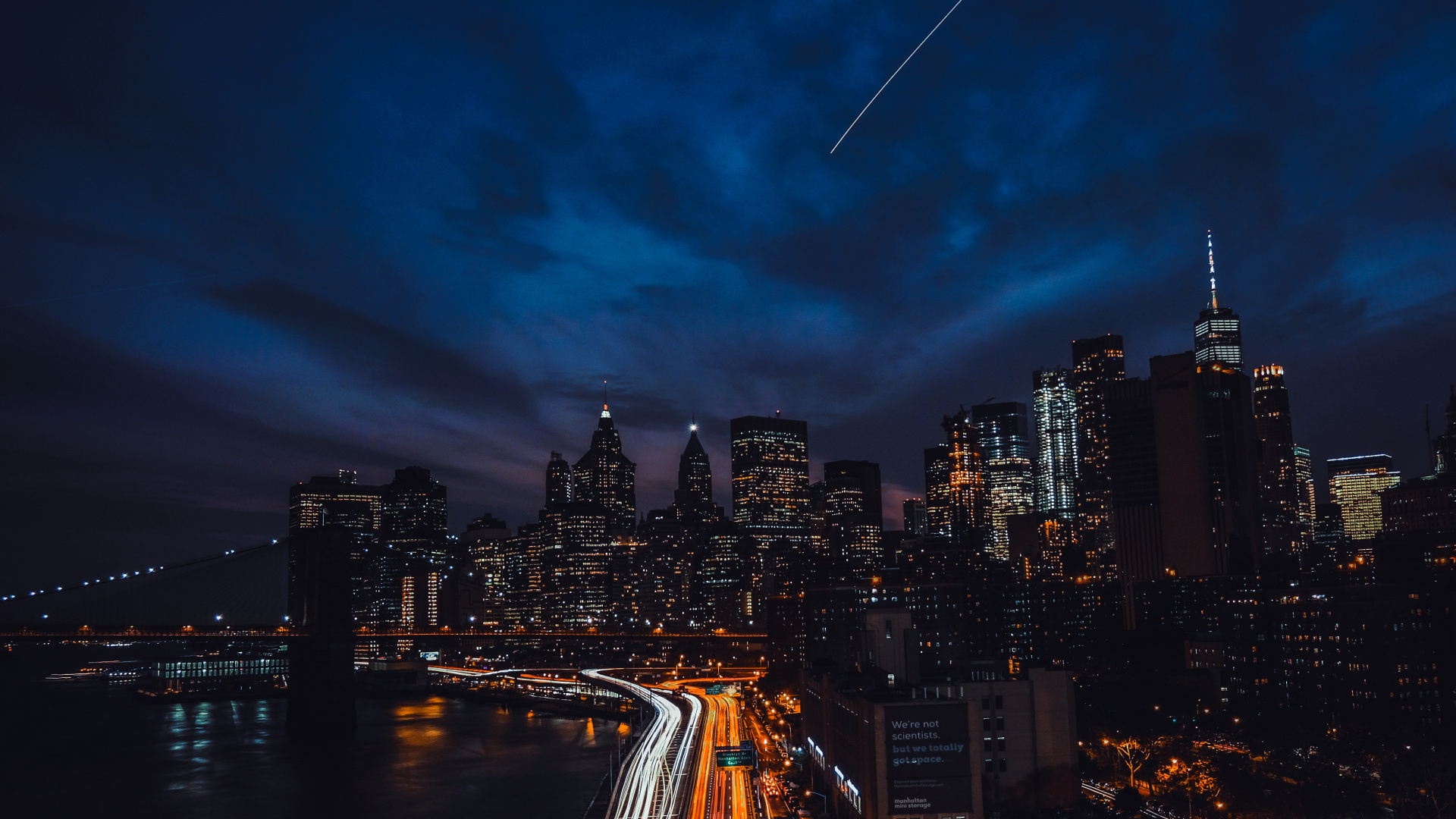 Time Lapse Photography of City Skyline During Night Time. Wallpaper in 1920x1080 Resolution