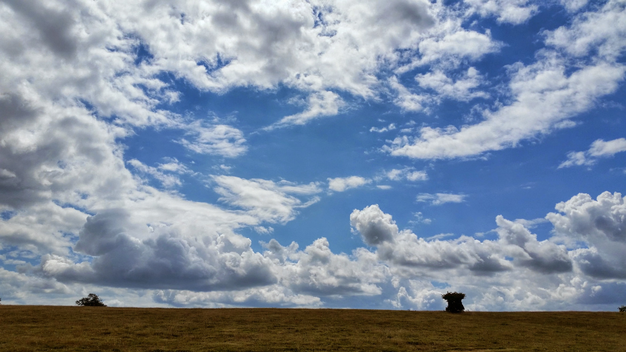 White Clouds and Blue Sky During Daytime. Wallpaper in 1280x720 Resolution