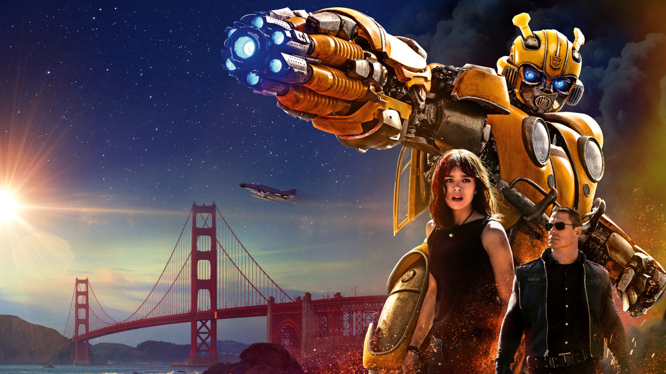 Robot, Bumblebee, Película de Abejorro, Paramount Pictures, Autobot. Wallpaper in 1366x768 Resolution