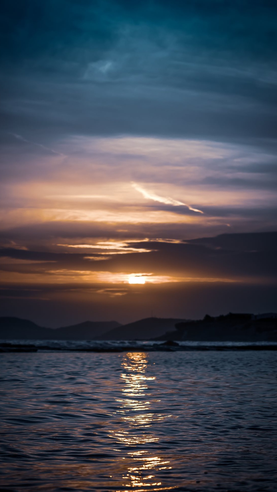 Ios, 气氛, 水资源, 余辉, 日出 壁纸 1080x1920 允许