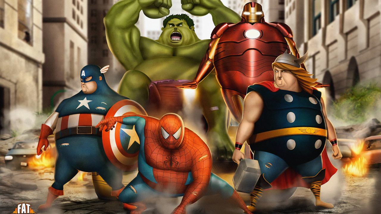 Gros Héros, Superhero, Héros, Marvel Comics, Tête. Wallpaper in 1280x720 Resolution