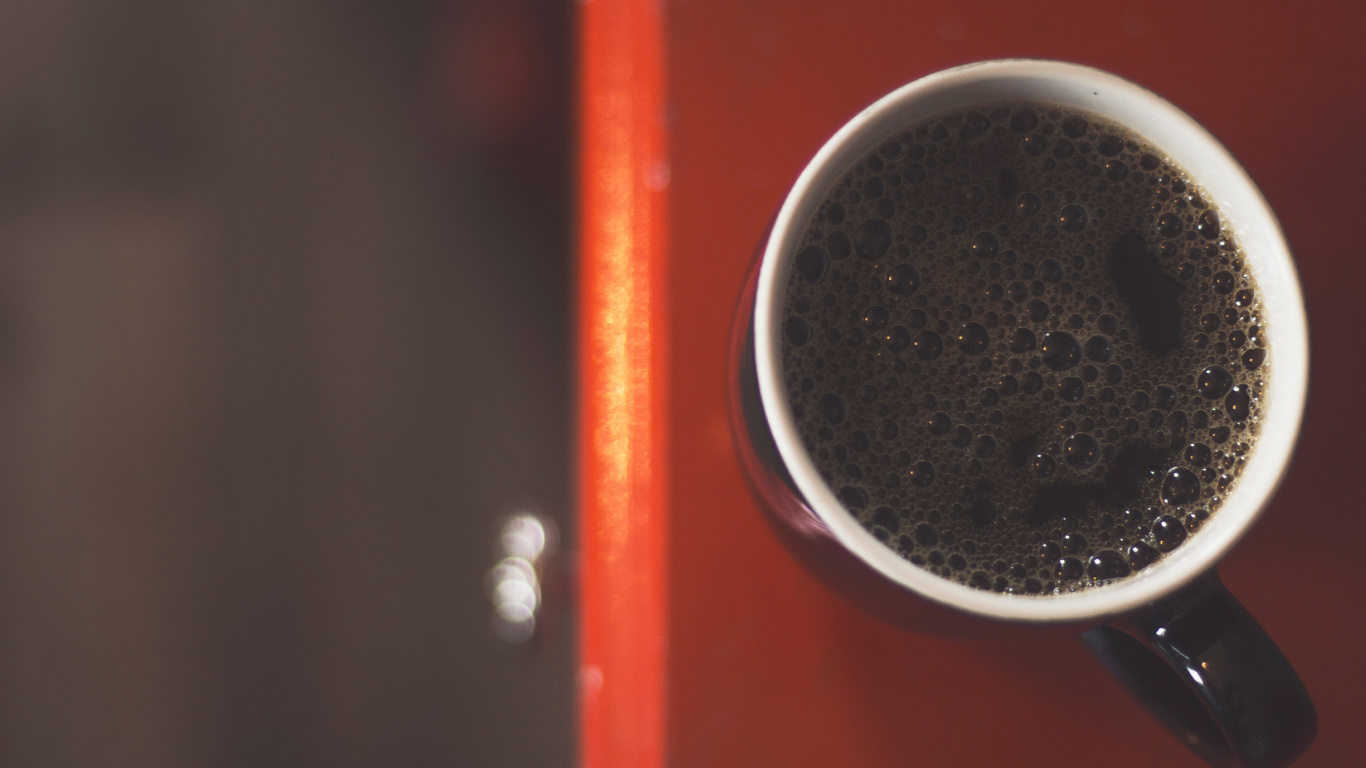 咖啡杯, 杯, 咖啡因, 茶杯, 红色的 壁纸 1366x768 允许