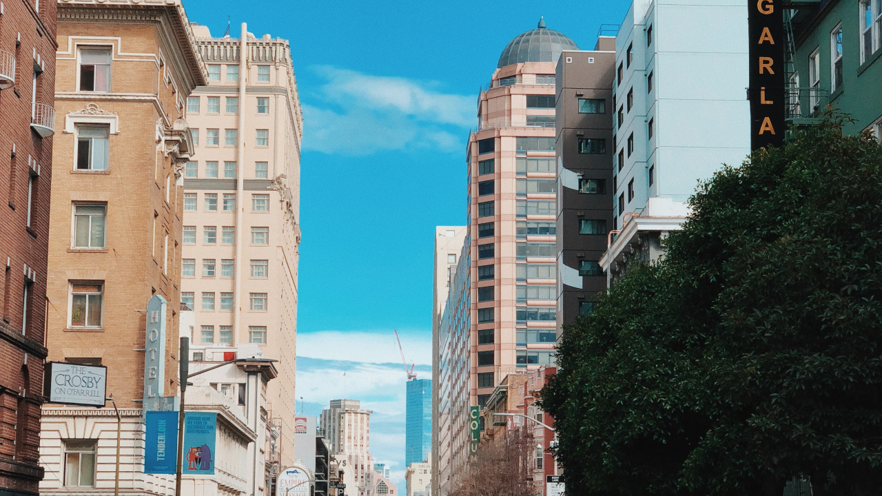 Road, Stadt, Street, Fenster, Nachbarschaft. Wallpaper in 1280x720 Resolution