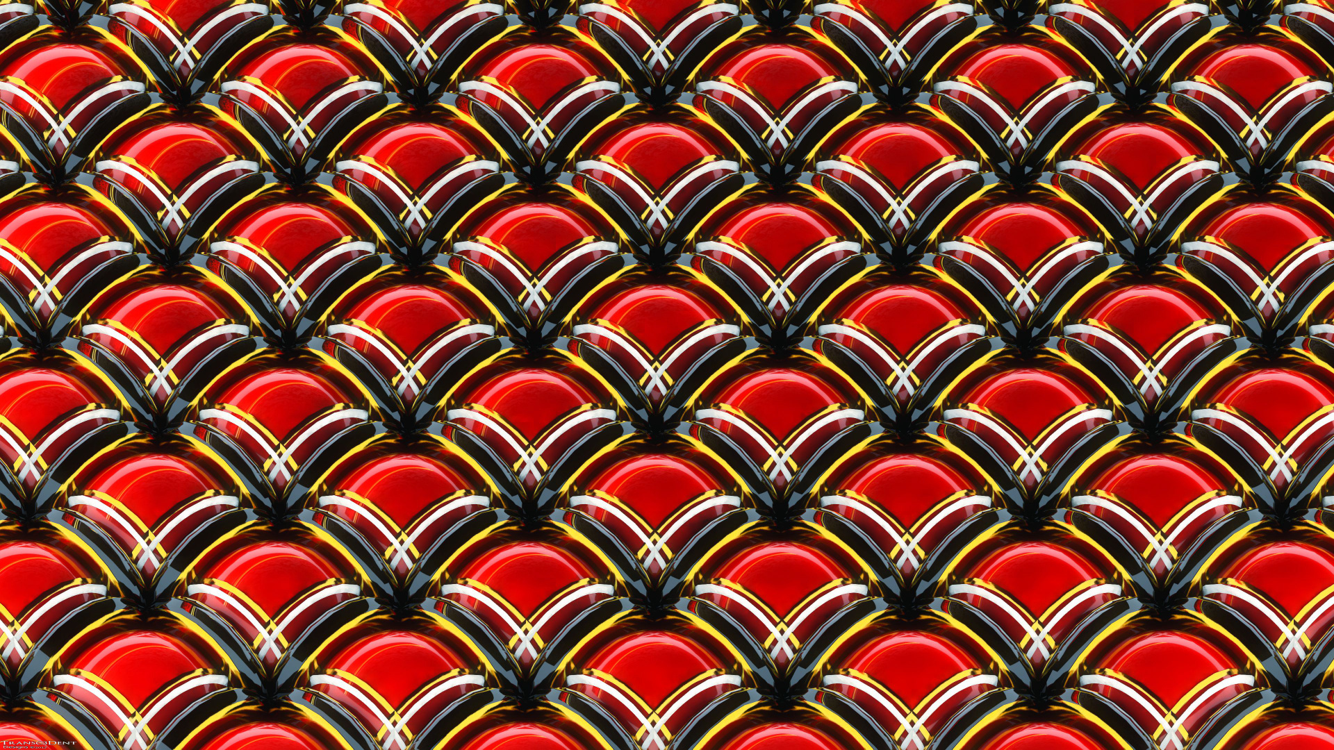 Motif Rond Rouge et Noir. Wallpaper in 1920x1080 Resolution