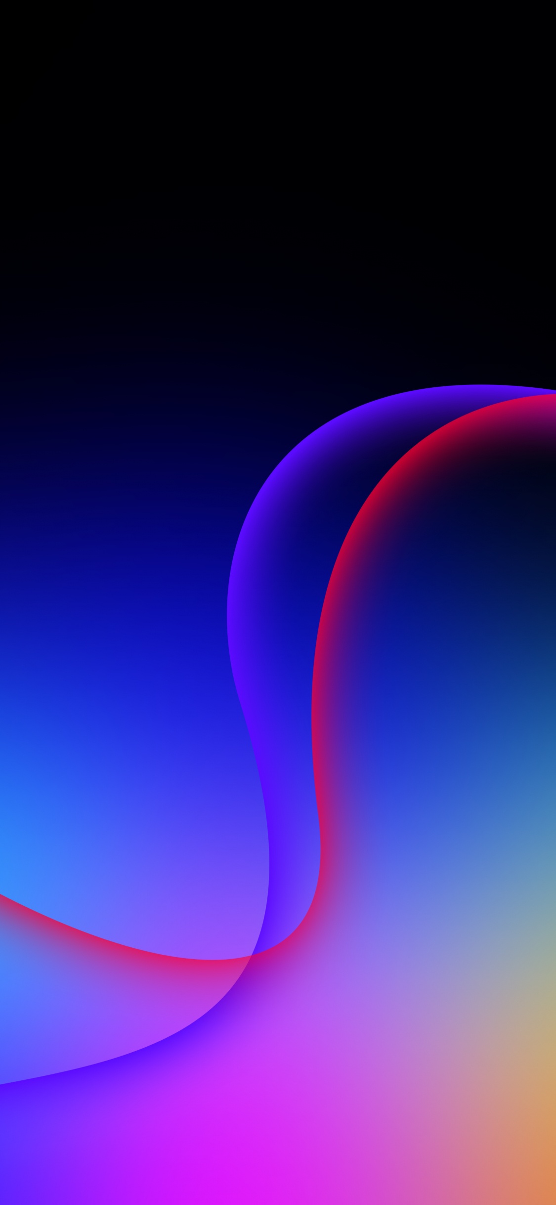 光, 苹果, Ios, 色彩, 气体 壁纸 1125x2436 允许