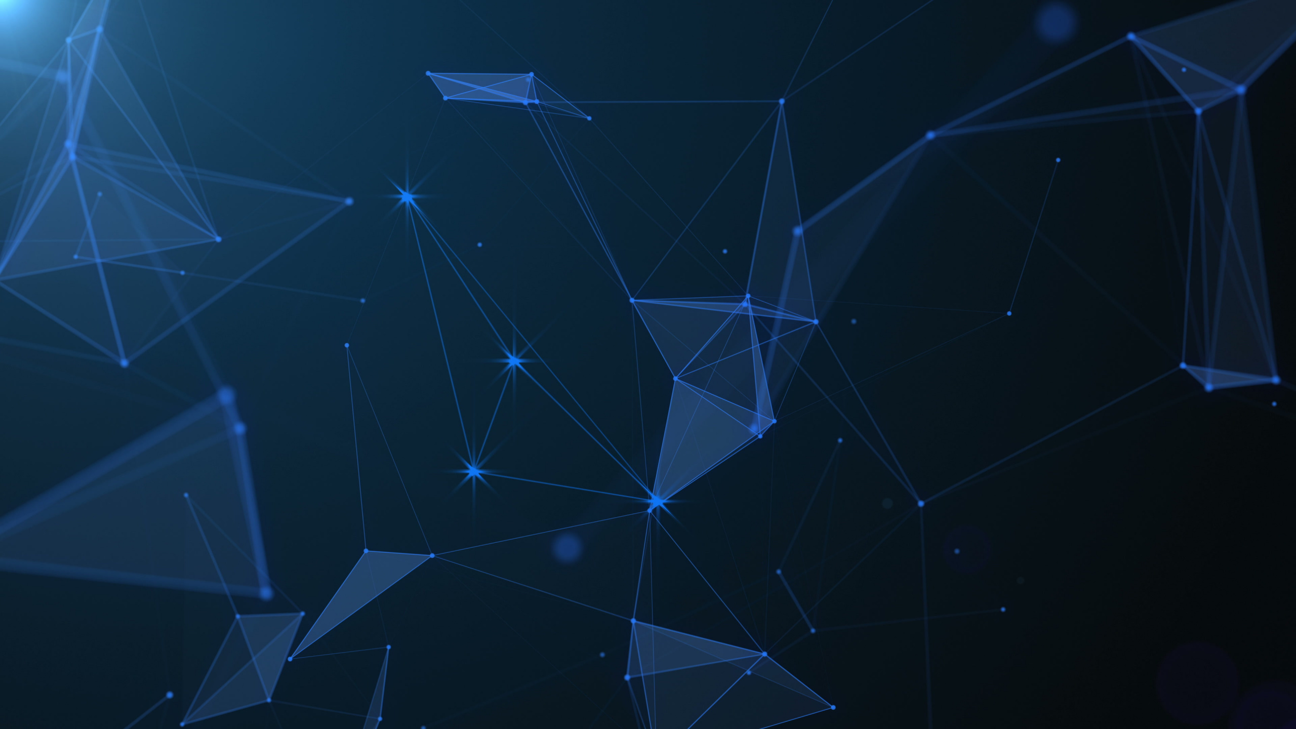 White and Blue Diamond Illustration. Wallpaper in 2560x1440 Resolution