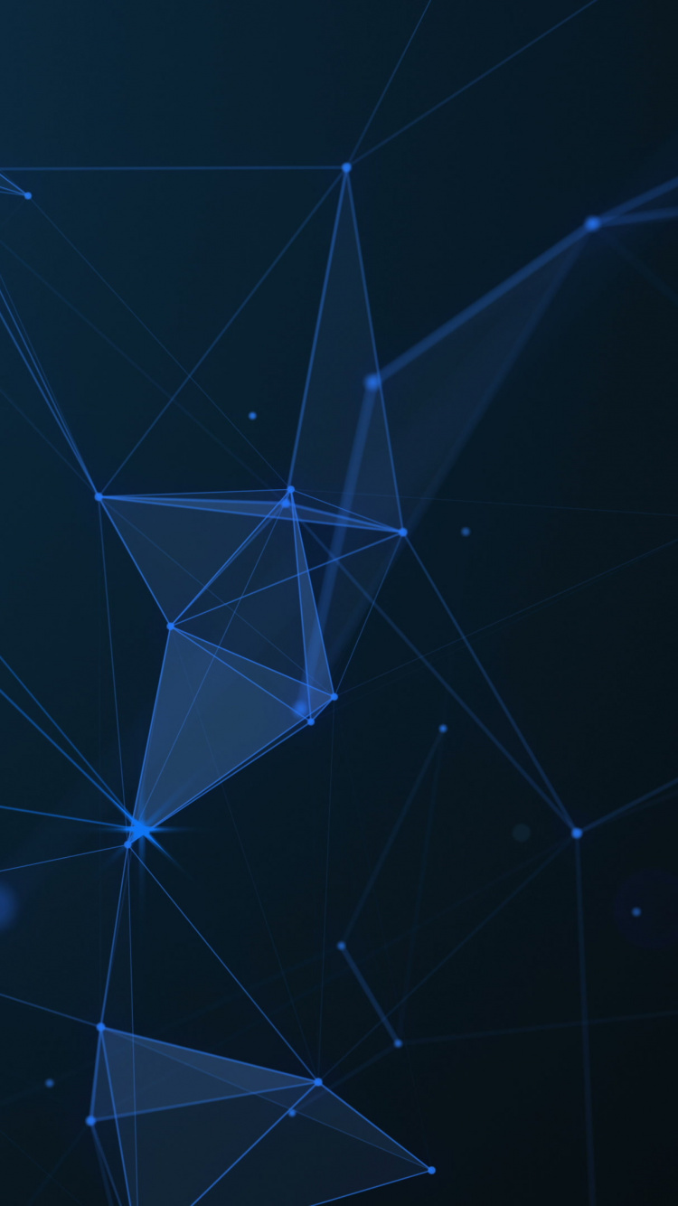 Weiße Und Blaue Rautenillustration. Wallpaper in 750x1334 Resolution