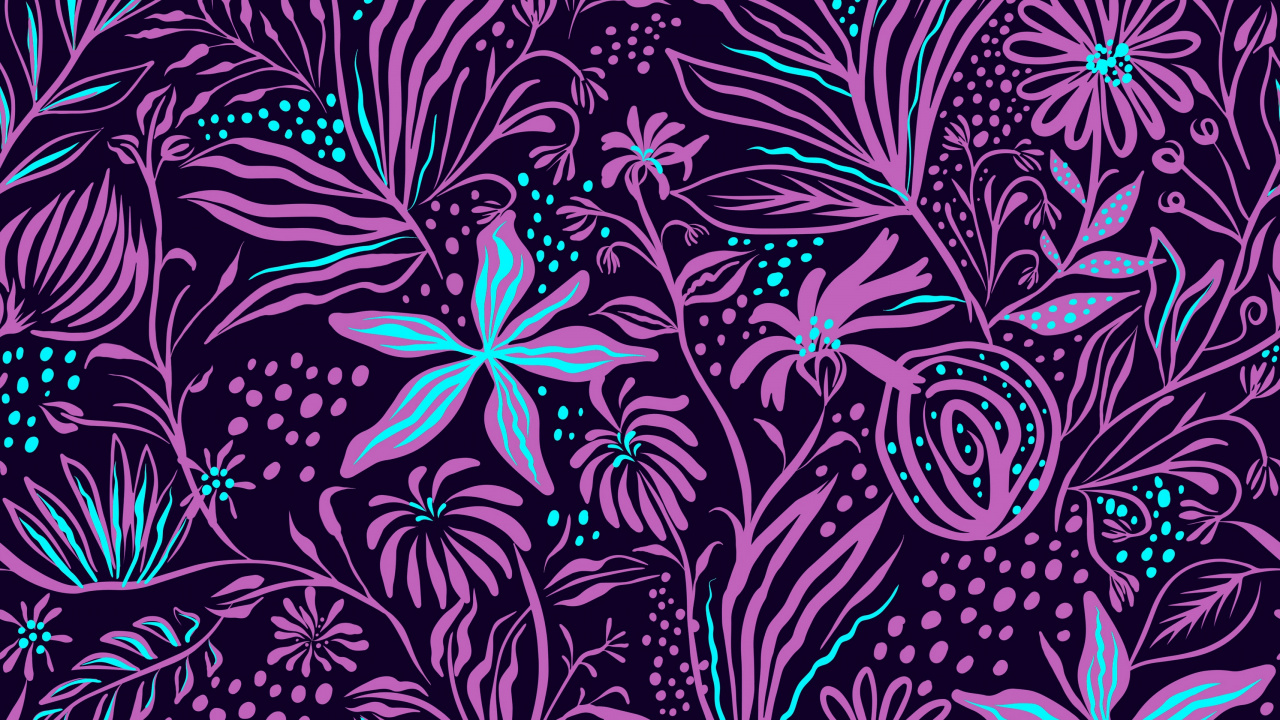 紫色的, 品红色, 迷幻术, 花卉设计, 手提包 壁纸 1280x720 允许