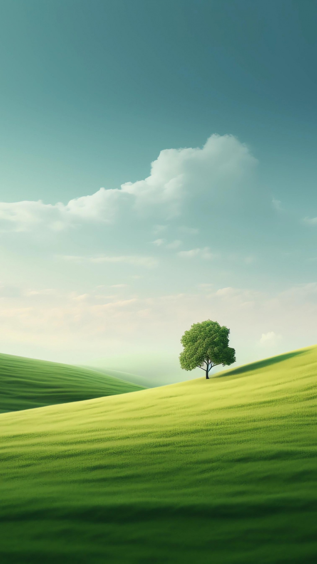 Prairie, Widgets Widgy, IOS, Green, Paysage Naturel. Wallpaper in 1080x1920 Resolution