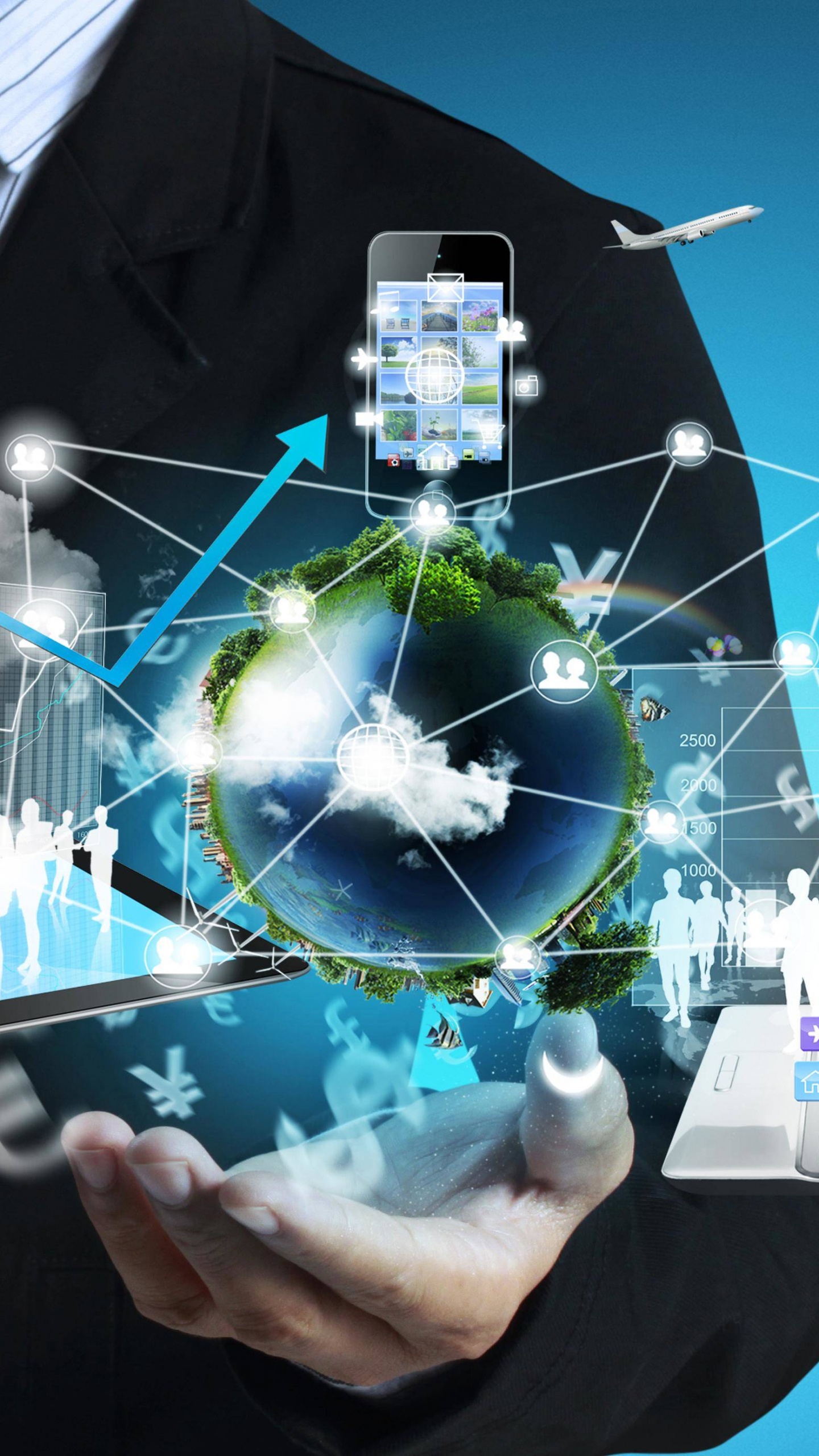 信息技术, 图形设计, 电子工程, 销售, 通信 壁纸 1440x2560 允许