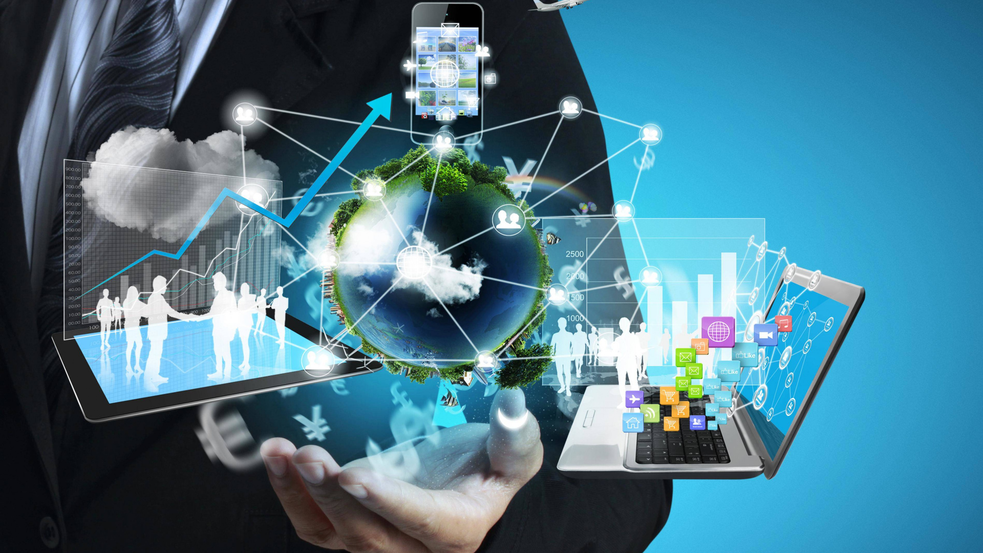 信息技术, 图形设计, 电子工程, 销售, 通信 壁纸 1920x1080 允许