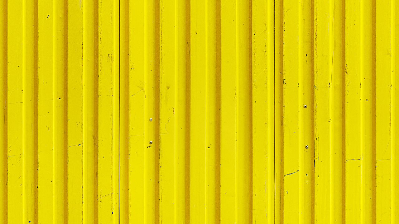 Gelbe Wand Mit Weißer Farbe. Wallpaper in 1280x720 Resolution