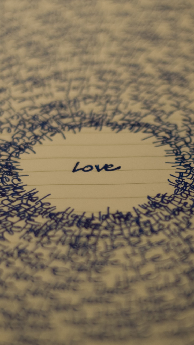 Love Hate, Hatred, Circle, Wood, Tree. Wallpaper in 750x1334 Resolution