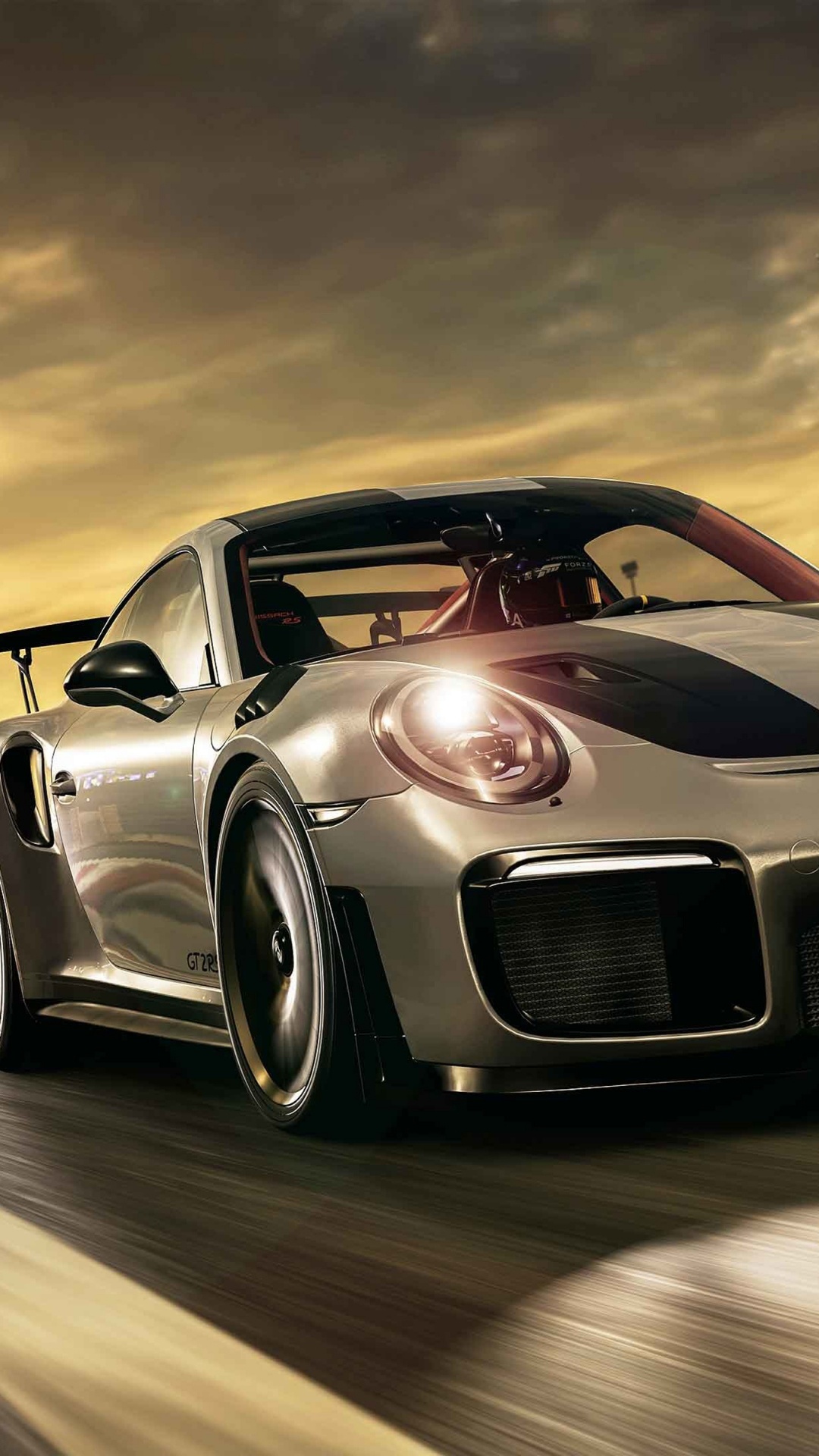 Black Porsche 911 on Road. Wallpaper in 1080x1920 Resolution