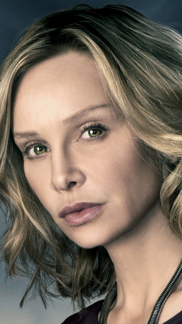 Woman in Blue Shirt With Brown Hair. Wallpaper in 750x1334 Resolution