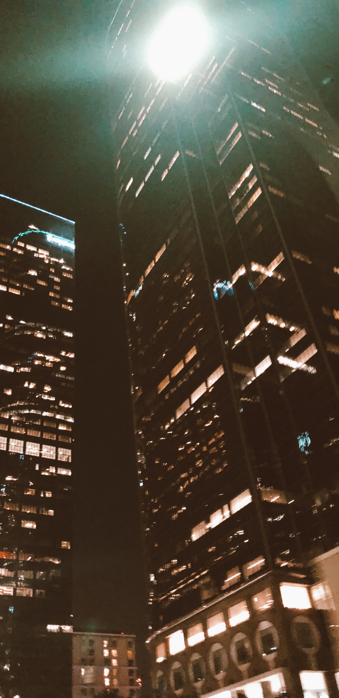 Skyscraper, City, Tower Block, Metropolis, Urban Area. Wallpaper in 1440x2960 Resolution