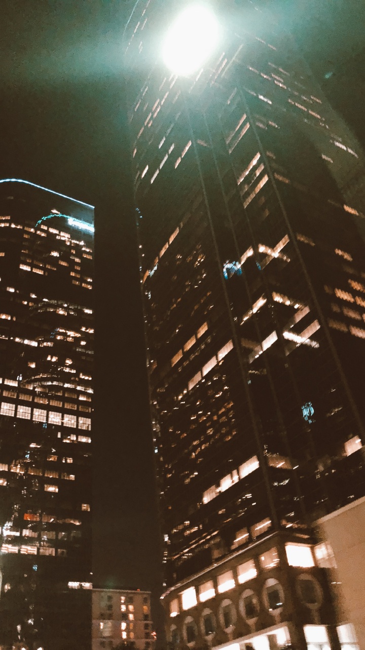 Skyscraper, City, Tower Block, Metropolis, Urban Area. Wallpaper in 720x1280 Resolution