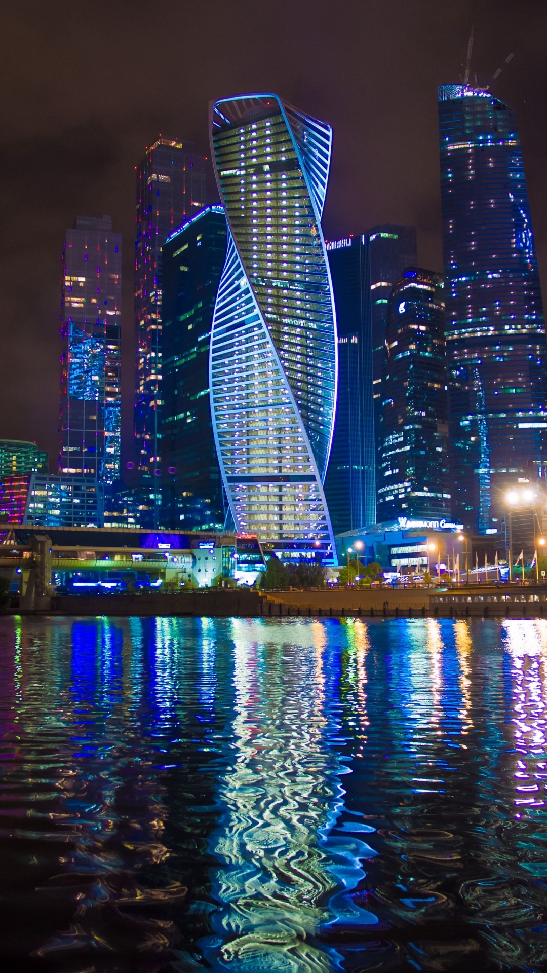 Moscu, Agua, Edificio, Azul, Morado. Wallpaper in 1080x1920 Resolution