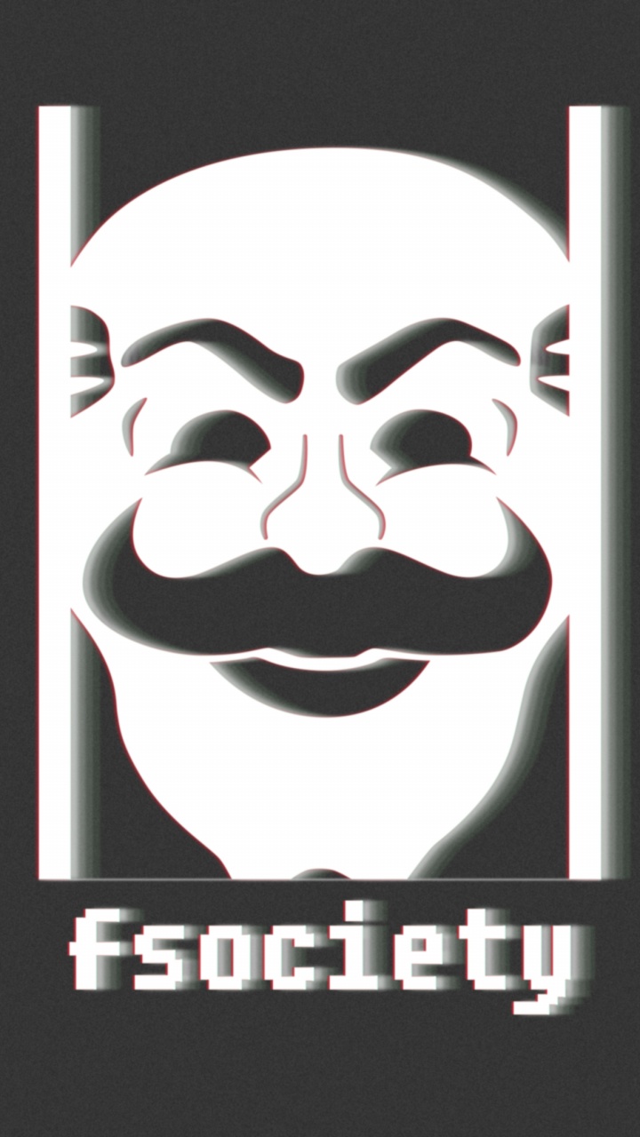 Ilustración de Cráneo Blanco y Negro. Wallpaper in 720x1280 Resolution