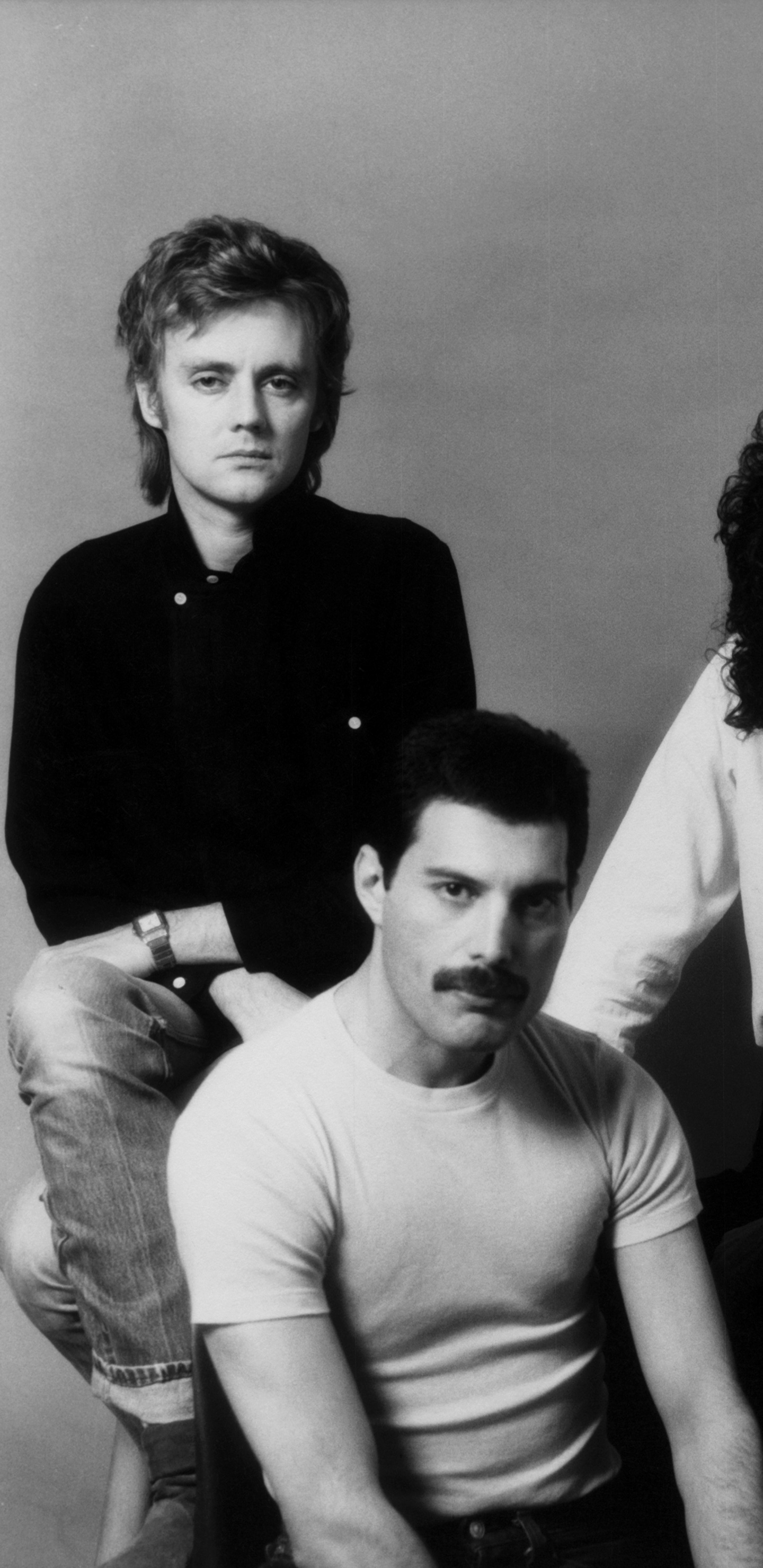 John Deacon, Freddie Mercury, Roger Meddows Taylor, Queen, Groupe Social. Wallpaper in 1440x2960 Resolution