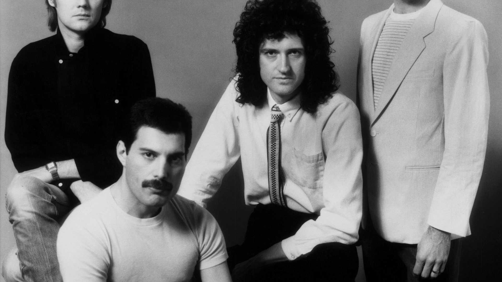 John Deacon, Freddie Mercury, Roger Meddows Taylor, Queen, Groupe Social. Wallpaper in 1920x1080 Resolution