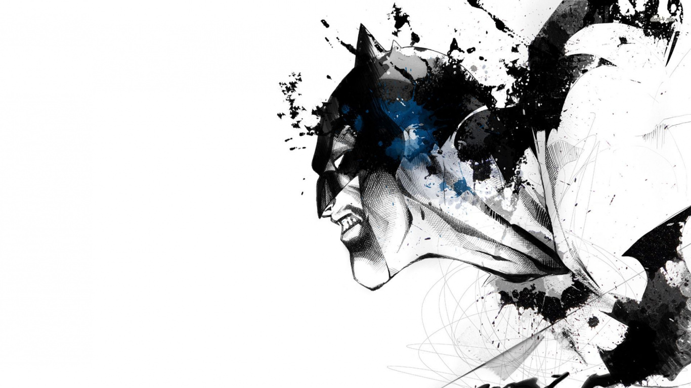 Woman With White and Black Smoke. Wallpaper in 1366x768 Resolution