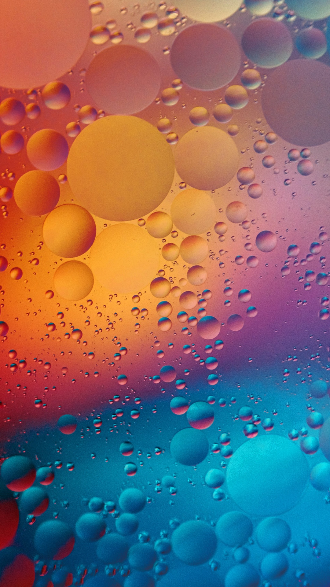 泡泡, 色彩, 液体, 光, Azure 壁纸 1080x1920 允许