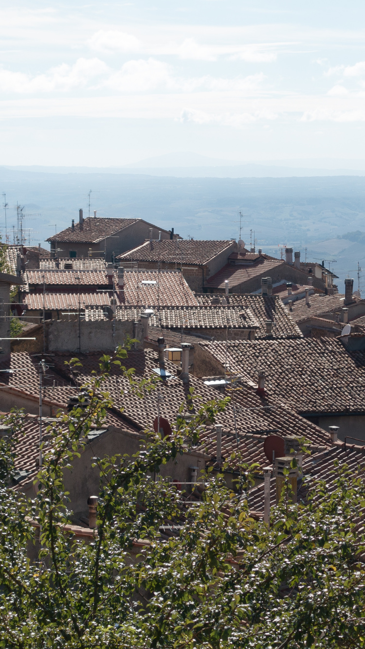 Vue Aérienne Des Bâtiments de la Ville Pendant la Journée. Wallpaper in 750x1334 Resolution