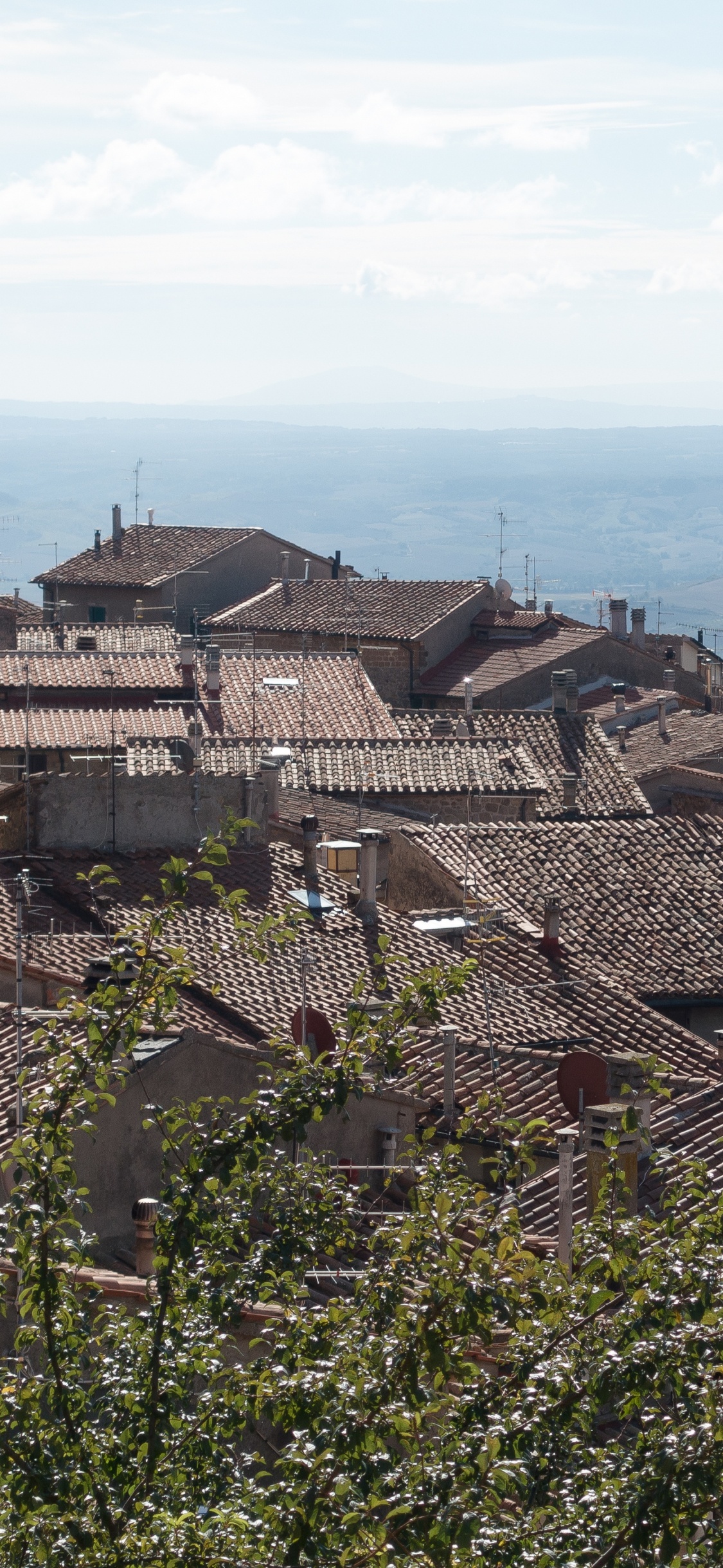 山村, 村庄, 住宅区, 屋顶, 农村地区 壁纸 1125x2436 允许