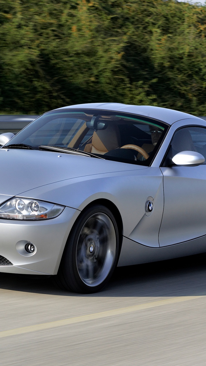 Gray Mercedes Benz Coupe on Road During Daytime. Wallpaper in 720x1280 Resolution