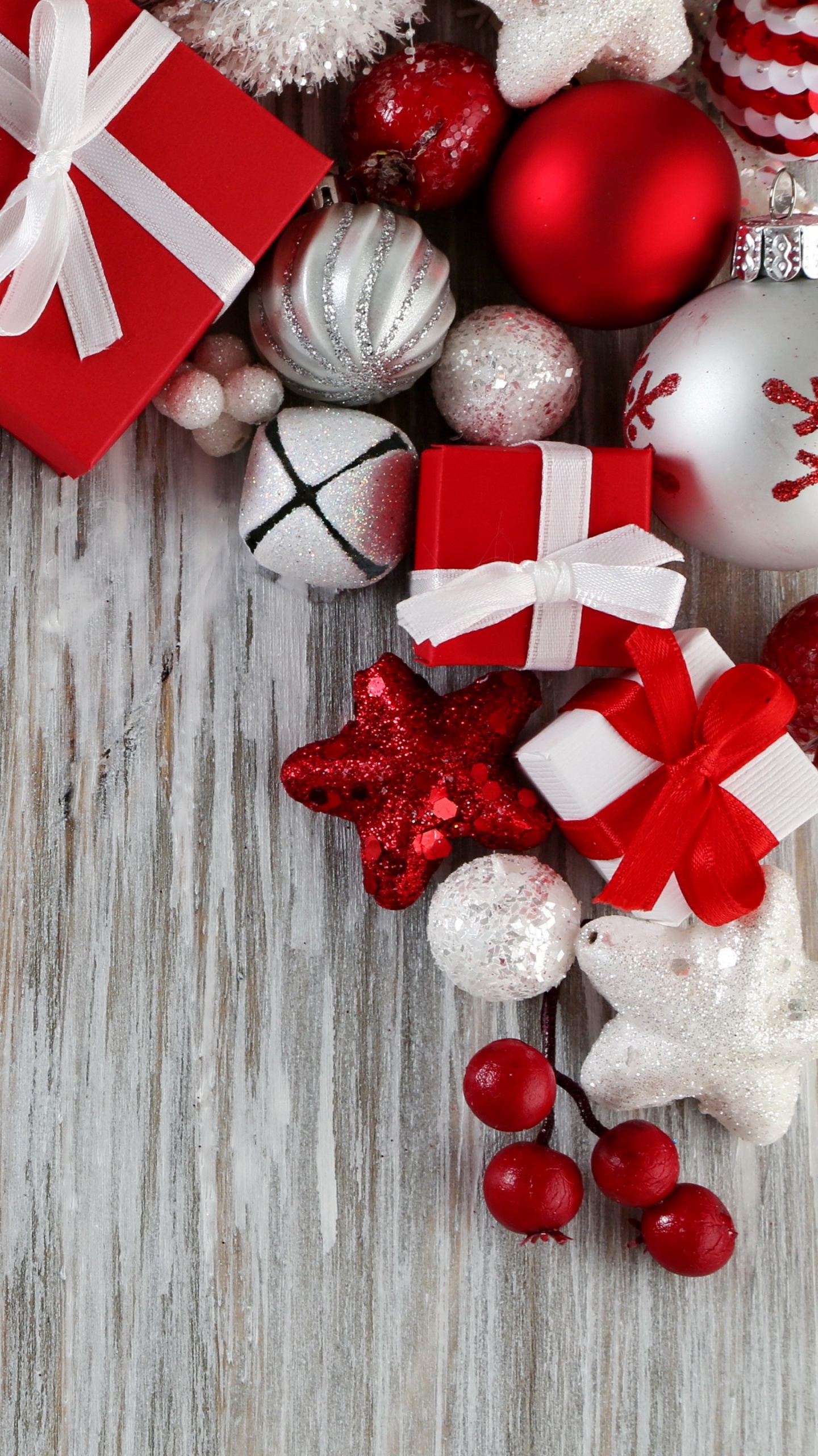 Le Jour De Noël, Nouvelle Année, Red, Décoration de Noël, Ornement de Noël. Wallpaper in 1440x2560 Resolution